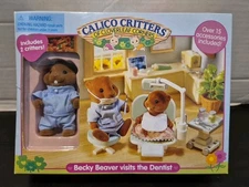 VTG Calico Critters Becky Beaver Visits The Dentist Sealed