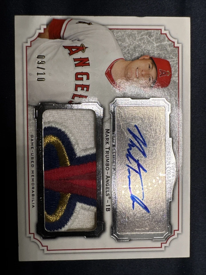 2012 Topps Museum Collection Autographed Game Used Jersey Mark Trumbo /10 - Image 3 of 4