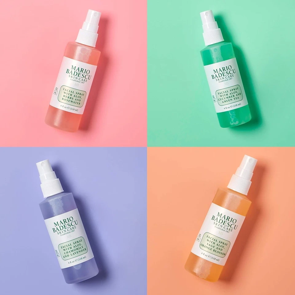 Spray facial Mario Badescu: agua de rosas, té verde, lavanda, azahar Foto 3 de 3