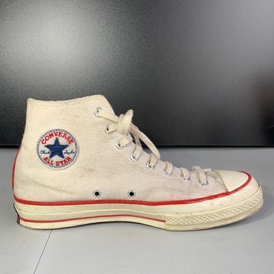 Converse Sneakers Chuck 70s Hi Unisex 9M/11W Egret Wool Canvas High Top