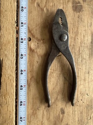 Vintage Narrow Nose Slip Joint Pliers Marked SKILCRAFT FORGED USA