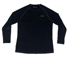 Under Armour Cold Gear Compression Shirt Mock Base Layer Men XL Black