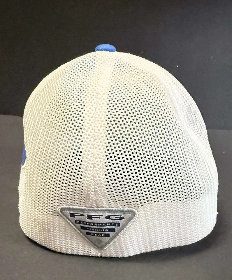 Columbia PFG Mens Mesh Cap Hat Marlin Ball Cap Blue Offshore Fishing S/M - Image 3 of 4