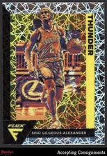 2020-21 Panini Flux Laser #121 Shai Gilgeous-Alexander THUNDER