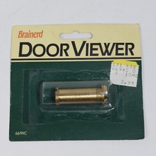 Brainerd Solid Brass Door Viewer Peep Hole One Way 160 Degree New NOS