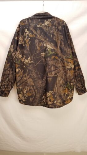 Cabela's Mens Camouflage Button Down Hunting Shirt Jacket 2XL OUTDOOR WARM LAYER - Picture 6 of 9