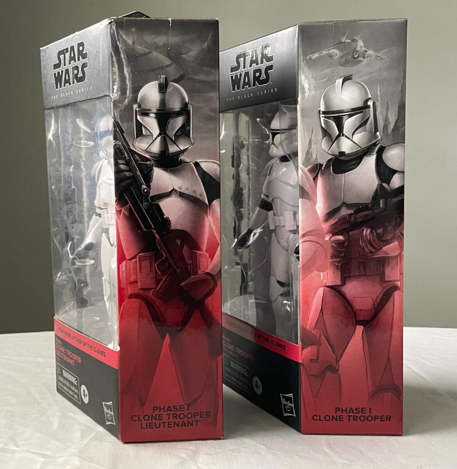 ¡SIN ABRIR! Star Wars Black Series Fase 1 Clon ¡Pack de 2 figuras de acción! Foto 4 de 4