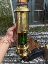 12" Minor Oil  Lamp Nautical Brass Maritime Mining Ship Lantern Boat Light