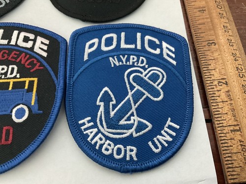 NYPD Police Special Unit Sammlerstück Patch Set Seven Full Size Alles Neu Niedriger Preis - Bild 2 von 9