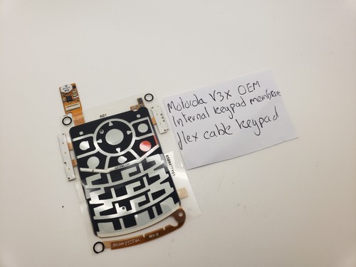 New Old Stock Motorola V3X OEM Internal Keypad Membrane Flex Cable Keypad