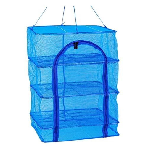 Fish Drying Net 4 Layers Hanging Drying Fish Net Hanging Mesh