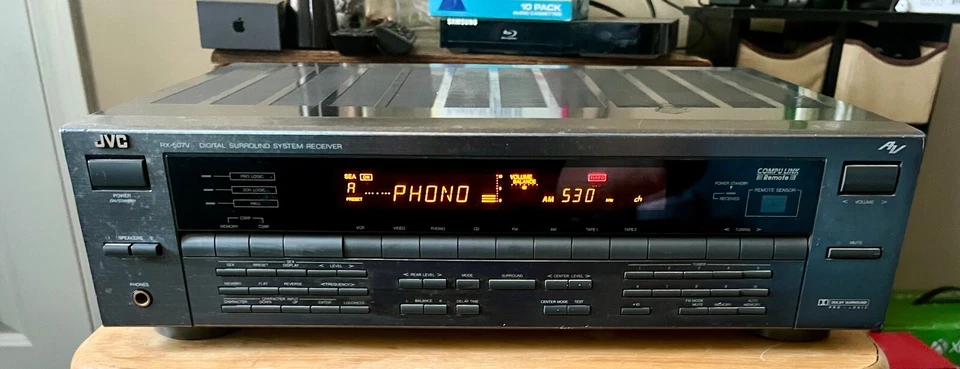 JVC RX- 507V Silver Digital 7.1 Surround System Receiver Amplifier tested WORKS - Image 3 of 4