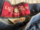 Lucky Brand 40-32 vintage look straight blue jeans 99%cotton 1% spandex — photo 2