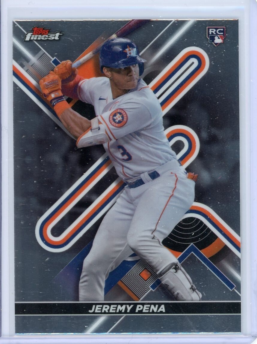 2022 Topps Finest Jeremy Pena RC Rookie Houston Astros 9