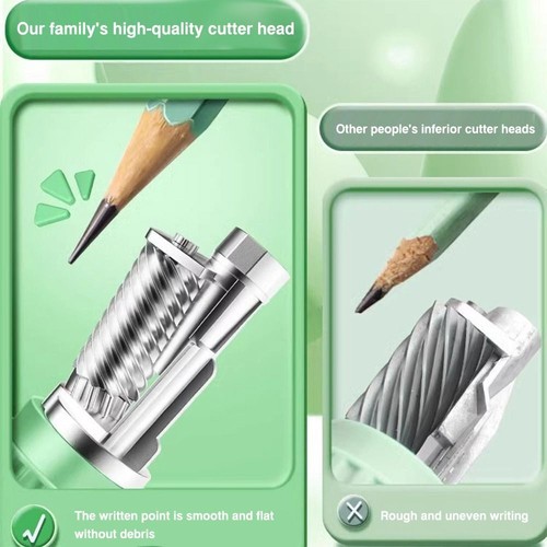 Anti Sticking Lead Pencil Sharpener Hand-cranked Mechanical Tool Students - Picture 4 of 15