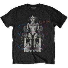 Queen European Tour 1984 Black T-Shirt NEW OFFICIAL