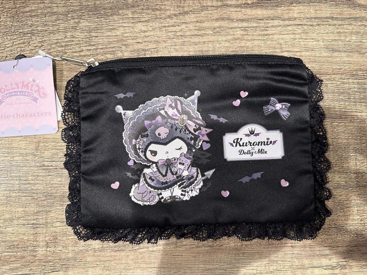 Dolly Mix X Kuromi Pouch Black With Lace | eBay