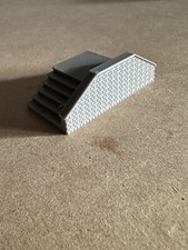 TT (1:120) Scale Platform Dual Stair Case Or Stair Set With Brick Detailing