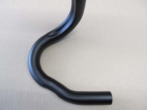 Manillar de bicicleta de carretera Selcof 44 cm aluminio 31,8 mm negro NUEVO 300 gramos - Imagen 2 de 2