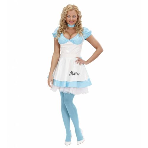 Ladies Malice Costume MEDIUM­ UK - For Wonderland Fairytale Fancy Dress - PVC - Picture 1 of 3