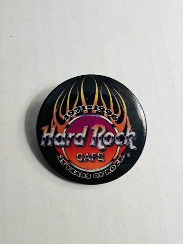 Vintage Hard Rock Cafe Knopfstift 25 Jahre Rock 1971-1996 klein - Bild 2 von 3