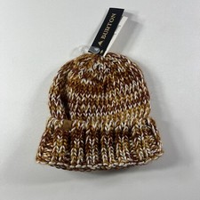 Burton Orange Knit Beanie Adult Red Orange And White