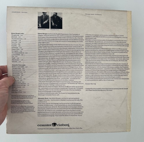 A Double Scotch LP 1971 Claddagh Records 1971 Edwin Morgan and Alexander Scott - Picture 2 of 4