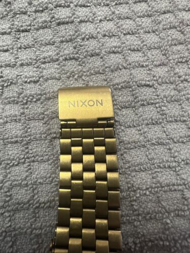 Nixon Time Teller, rare, Brass And Palm Textured Dial - Picture 5 of 6