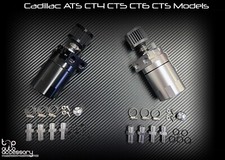 Oil Catch Can Tank Kit Baffled Reservoir w/ Breather Filter for Cadillac CT4 CT5