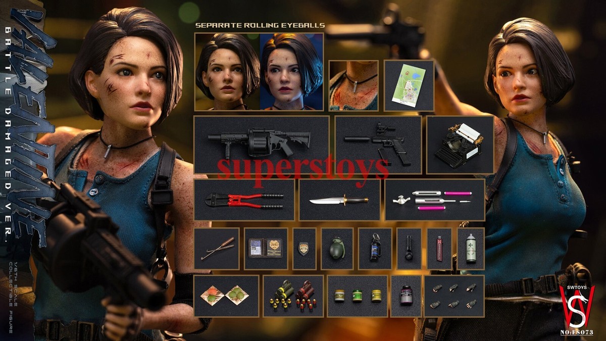 SWTOYS FS073 1/6 Zombie Killer Jill Policewomen Valentine Battle