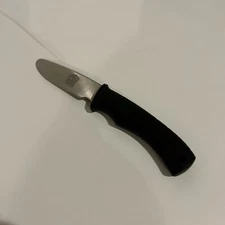 Martial Arts Safety Metal Training Knife BLACK     8 1/2”