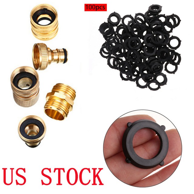 100pcs Rubber ORing Seal Hose Gasket Washer Self Locking Tab for