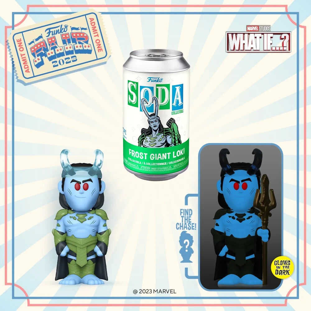 Marvel's What If Frost Giant Loki Vinyl Funko Soda Figure