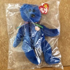 TY Beanie Baby CLUBBY IN ORIGINAL UNOPENED BAG plus Official Membership Kit