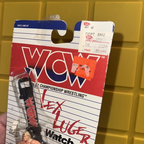 WCW - HOPE - Reloj Lex Luger - 1991 Galoob Hasbro WWF - RARO LEER MUY RARO - Imagen 4 de 11