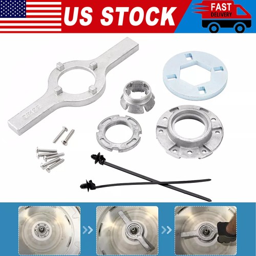 W10324651 Hub with TB123A Washer Spanner Wrench for Whirlpool Kenmore