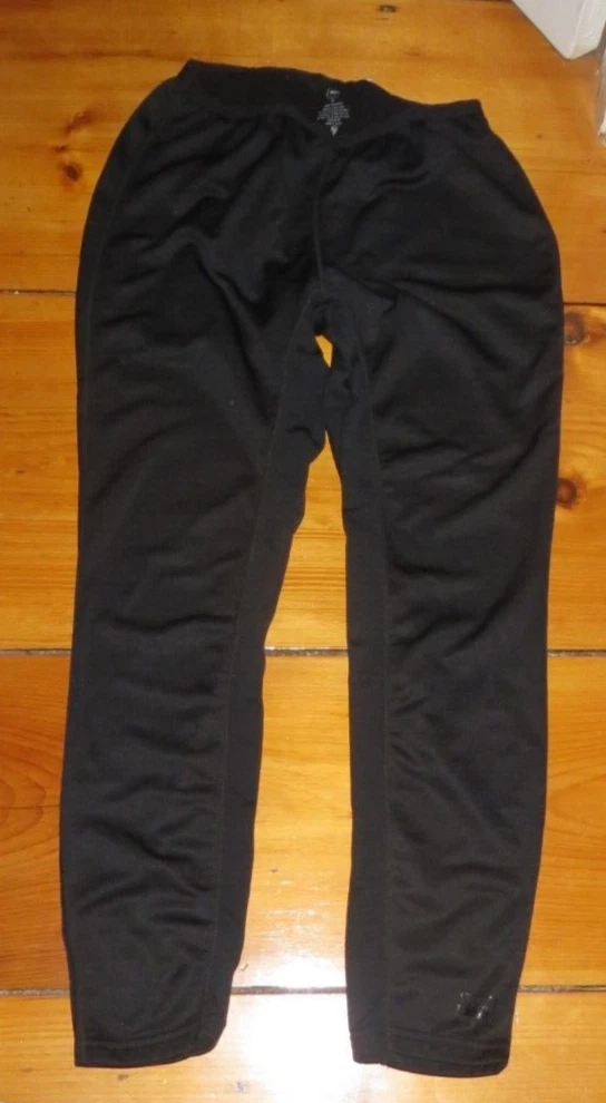 REI Fleece leggings Base Layer Black Lightweight Pull On sz M Medium
