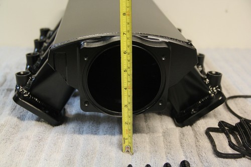 102MM T6061 ALUMINIO BAJO PERFIL LS3 L92 L99 LSA L6 COLECTOR DE ADMISIÓN 6,2L NEGRO - Imagen 8 de 8
