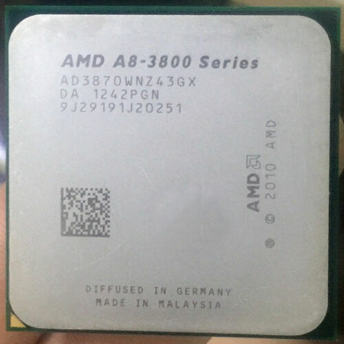 AMD A8-3870K CPU 3GHz Socket F AD3870WNZ43GX CPU Processor 3000MHz 100W - Picture 4 of 4