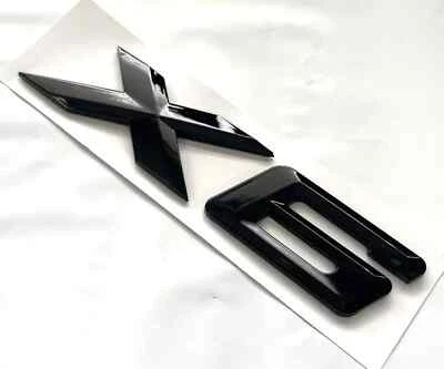 AUTOMATICITY66 BLACK X6 REPLACEMENT FOR BMW X 6 TRUNK BADGE DECAL EMBLEM REAR NAMEPLATE LID#