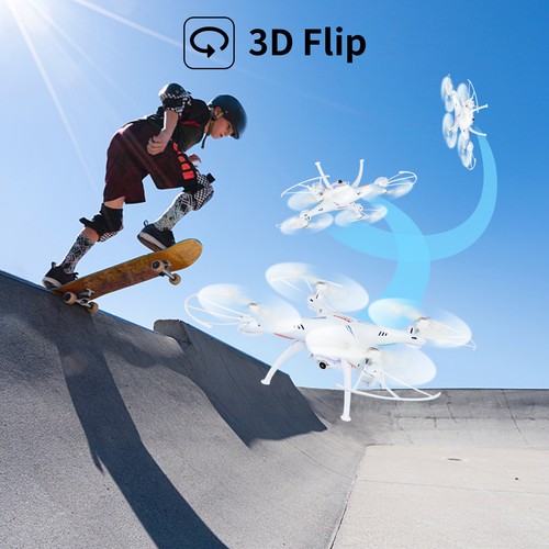 Syma X5SW-V3 RC Quadcopter HD Camera FPV WIFI 3D Flip RC Racing Drone RTF Gifts - Picture 5 of 9