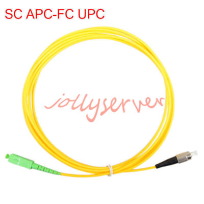 3.0 Meter SC/APC to FC UPC SM Single Mode 9/125 Fiber Patch Cord Simplex 3.0mm