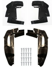 New! 1967 - 1968 Ford MUSTANG Splash Shield Kit Fender Mud Guards Set w/ Bolts