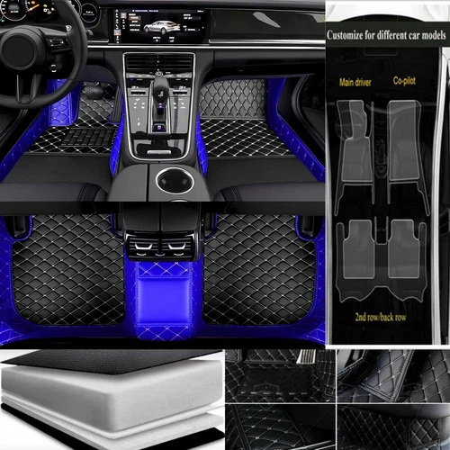 For GMC All Models Waterproof Car Floor Mats Handmade Carpets Auto Personalized - Bild 2 von 37