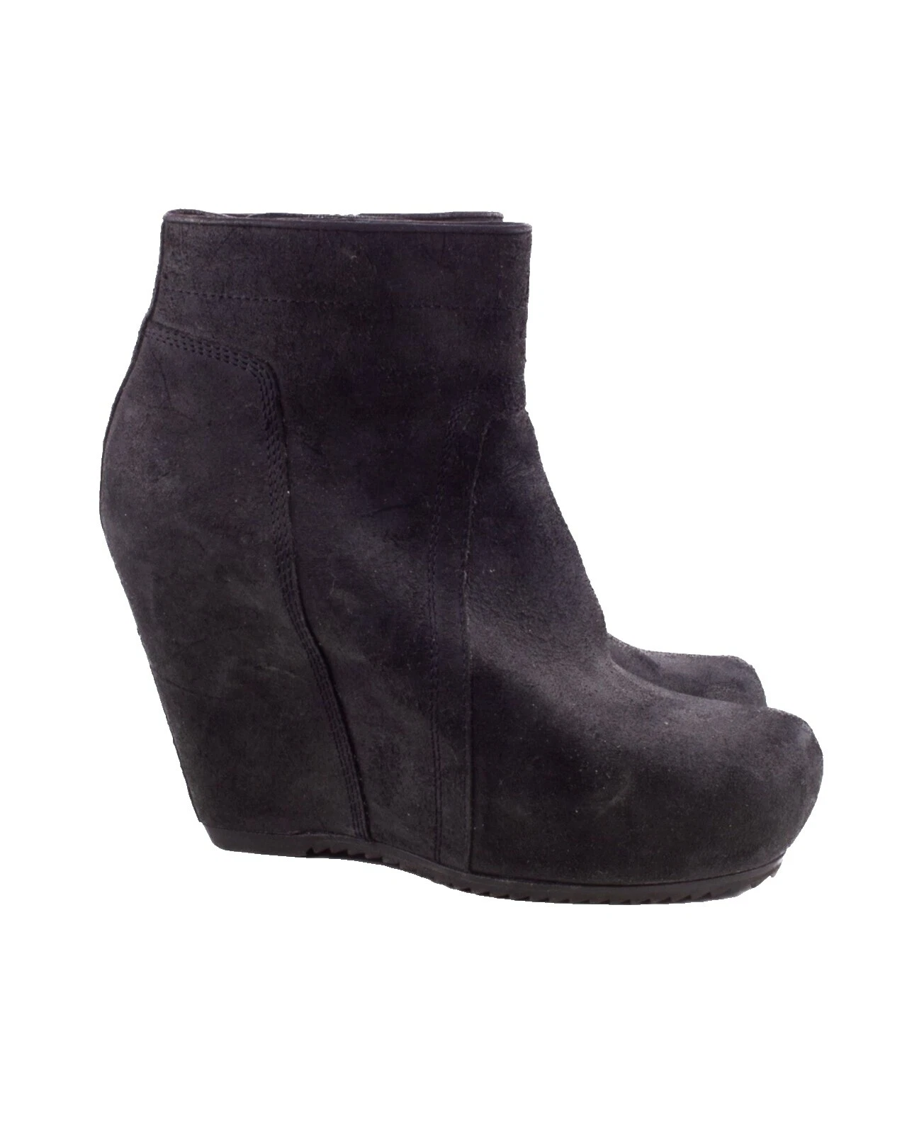 Botas cuña negra Rick Owens para Mujeres