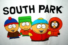 Vintage South Park Comedy Central T Shirt Mens Large Cartoon Cartman Y2K 90s