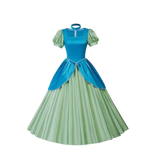open lace back dress Amazon.com: Women's Disney Princess & The Frog Charlotte La Bouff Costume  Dress main image 1