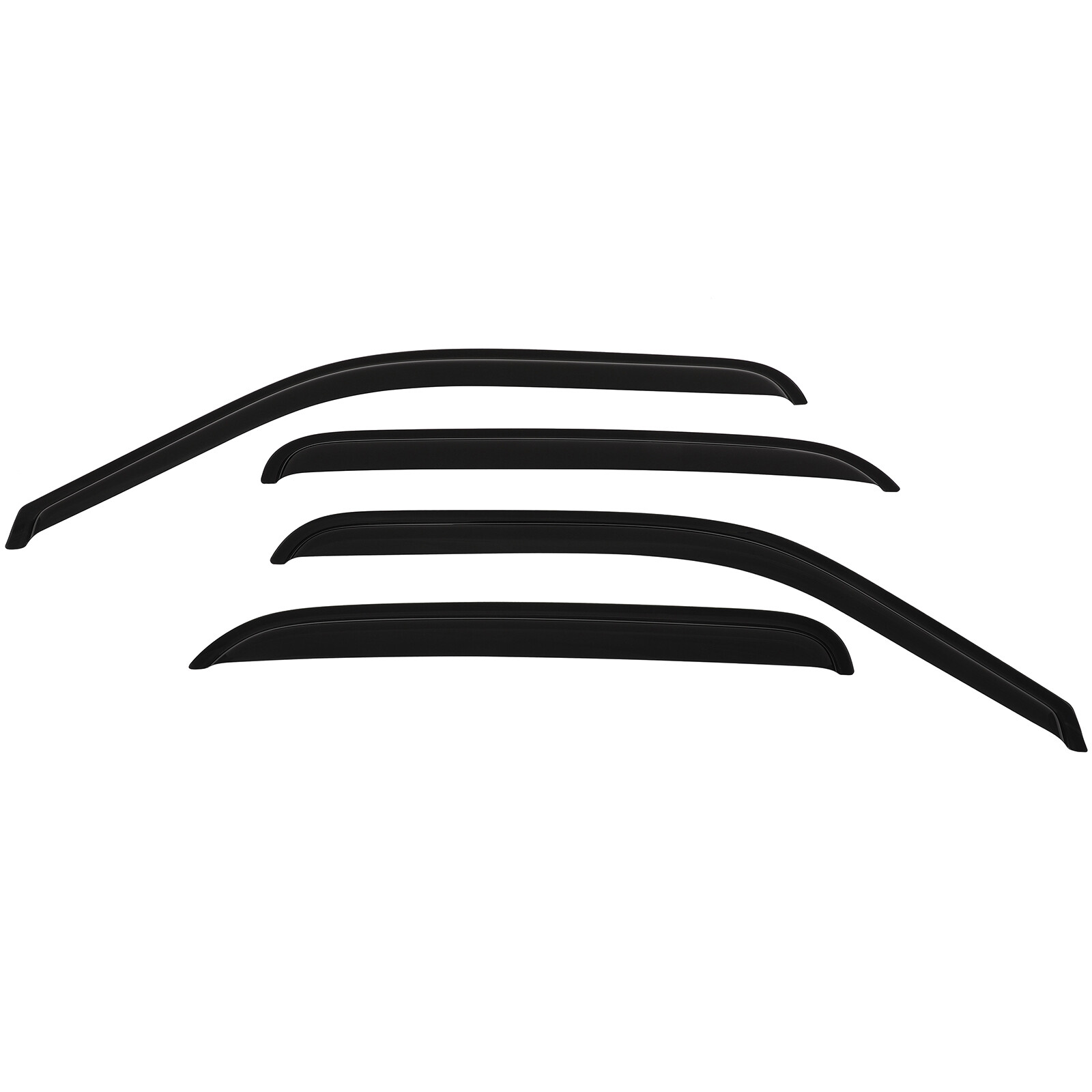 Dark Black Side Wind Deflectors Window Visors 4p For 00-06 Yukon/Tahoe/Escalade