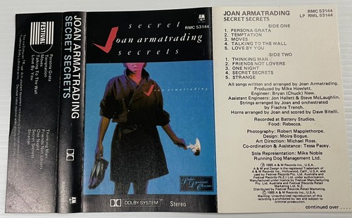 Joan Armatrading Secret Secrets Music Cassette Tape RMC 53144 A&M Records 1985 - Picture 6 of 24