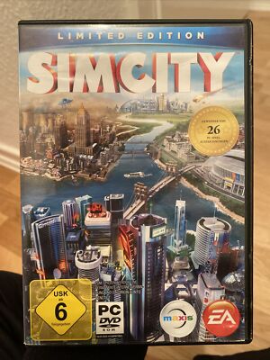 SimCity - Limited Edition (PC, 2013, DVD-Box)